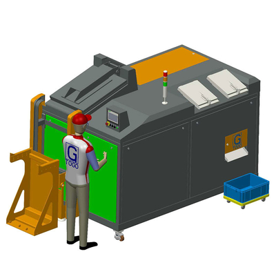 Máy xử lý rác thải nhà bếp 1000KG tự động công nghiệp một bước hiệu quả cao