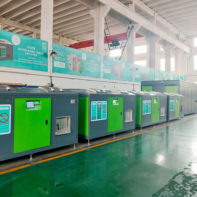 Máy phân hủy chất thải hữu cơ tự động Máy tái chế chất thải thực phẩm nhà bếp 500KG / ngày