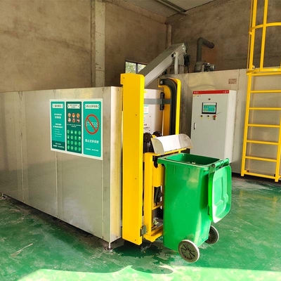 Trung tâm mua sắm 2 tấn / ngày Máy ủ thương mại Thiết bị máy hủy rác y sinh