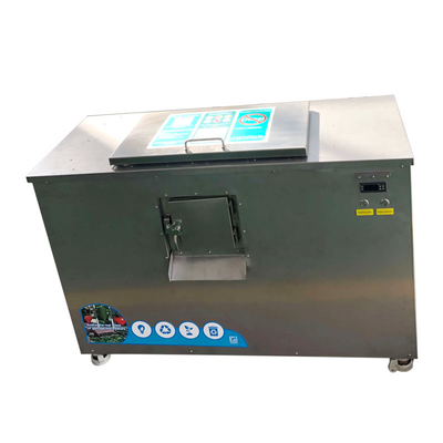 50KG Thức ăn thừa màu xanh lá cây Máy phân hủy chất thải thực phẩm Ss304 cho nhà hàng