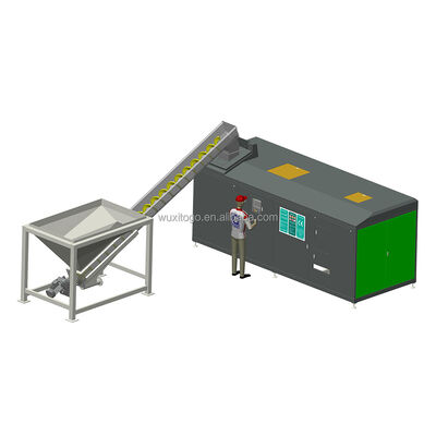 Máy phân hợp chất thải hữu cơ hoàn toàn tự động với công suất xử lý 1000kg/ngày, chu kỳ 24h và vật liệu SUS304 để xử lý chất thải thực phẩm công nghiệp