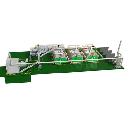 Máy phản ứng phân bón 380V Capacity Organic Fertilizer Equipment sử dụng công nghệ phân hủy vi khuẩn