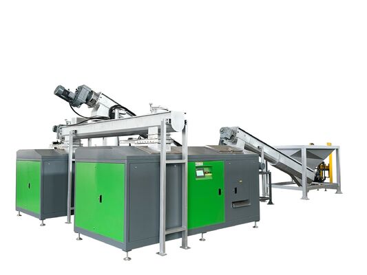 1000KG Công suất xử lý hàng ngày Máy chế tạo phân bón chất thải thực phẩm tự động Máy xây dựng thép không gỉ PLC điều khiển Split Thiết bị phân bón chất thải hữu cơ