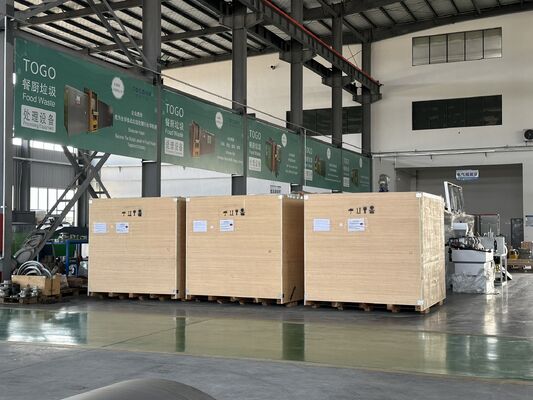 4300 2120 2170mm Ứng dụng phân hợp thực phẩm TG CC 1000S 1000kg Ngày Biomachiner chất thải hữu cơ Thiết bị phân bón hữu cơ Không tạo mùi