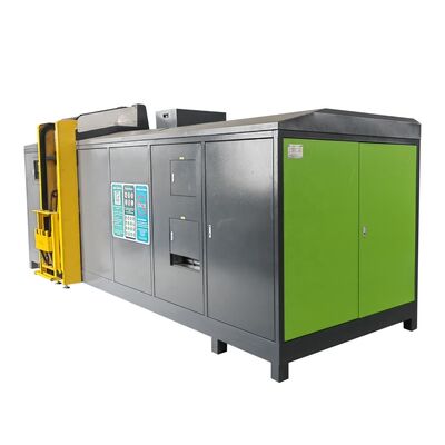 3000KG / D Công suất hàng ngày Máy xử lý chất thải thực phẩm tự động với kiểm soát PLC hoàn toàn tự động và phân hủy vi khuẩn để sản xuất phân bón hữu cơ
