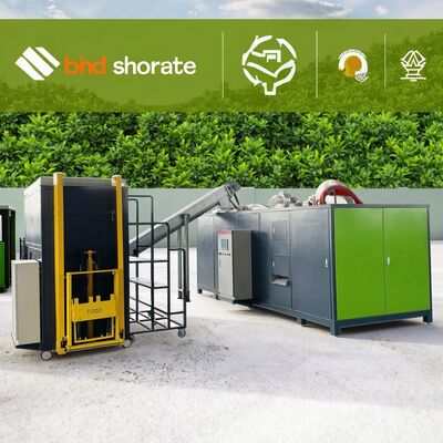 Máy phân bón thương mại với công suất hàng ngày 3000kg với 24 giờ phân bón nhanh và hoạt động không mùi