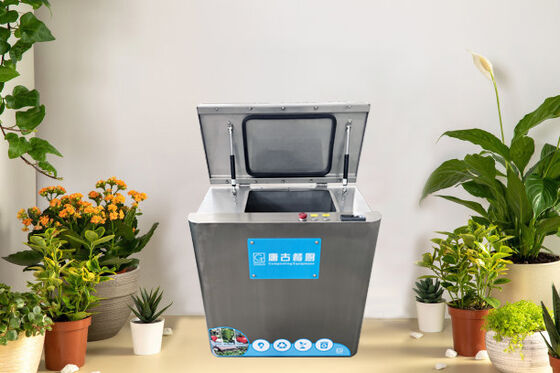 PLC 10kg Smart Home Food Composter 304 Stainless Steel Thiết bị phân bón hữu cơ Hiệu suất phân bón nhanh 24 giờ
