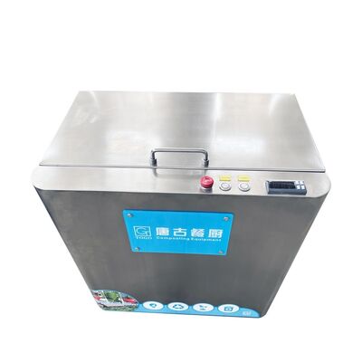 Hộp gỗ Máy xử lý chất thải thực phẩm điện hoàn toàn tự động Máy xích Xích lõi 10KGD Bộ lọc không khí nhà Composter