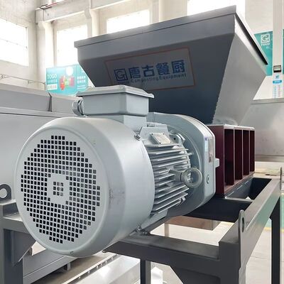 3000-10000KG / D Công suất chế biến Máy cắt rác thực phẩm với động cơ bảo vệ quá tải và an toàn hiệu quả cao