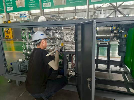 Máy xử lý rác thải thực phẩm thương mại TOGO 200kg/ngày - Phân hủy hiệu suất cao, điều khiển PLC hoàn toàn tự động, động cơ, bánh răng, 24 giờ