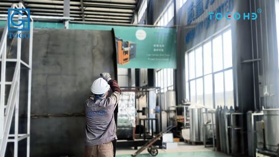 Máy ủ phân công nghiệp hoàn toàn tự động điều khiển PLC với công suất 300KG/ngày để phân hủy vi sinh vật chất thải hữu cơ